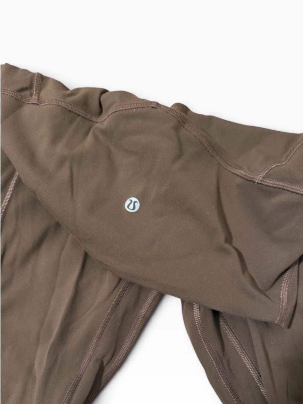 Lululemon- chocolate brown leggings w/pocket - Picture 2 of 6